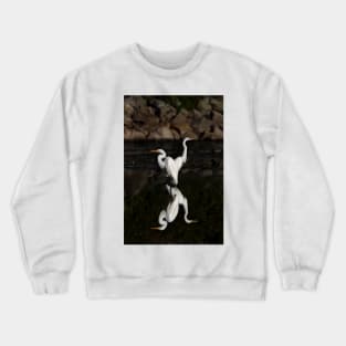 Reflective Moment - Great Egrets Crewneck Sweatshirt